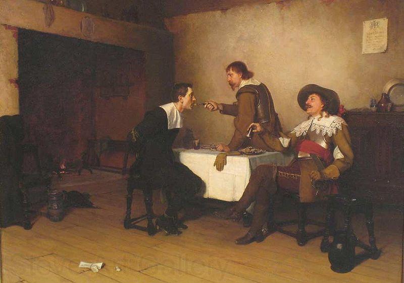 Edmund Blair Leighton Prisoner France oil painting art